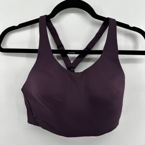 Athleta  Advance Bra 34D Plum Purple Excellent Condition